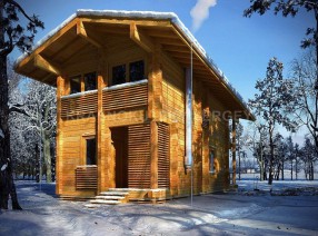 Дом SMALL CHALET-80, 107 м&#178; - Малоэтажное домостроение